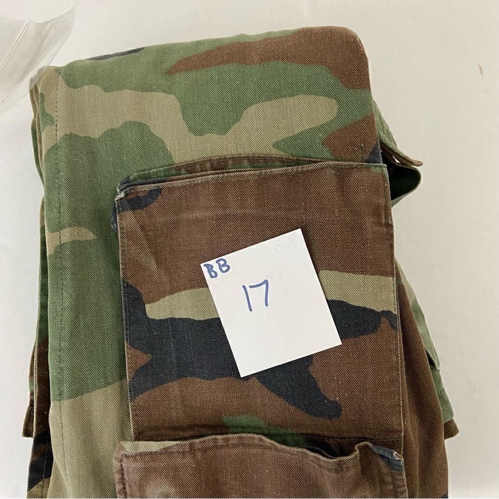 BDU‎ Shirt Retired Woodland Camouflage Cargo Tactical Hunting Military - Picture 10 of 10